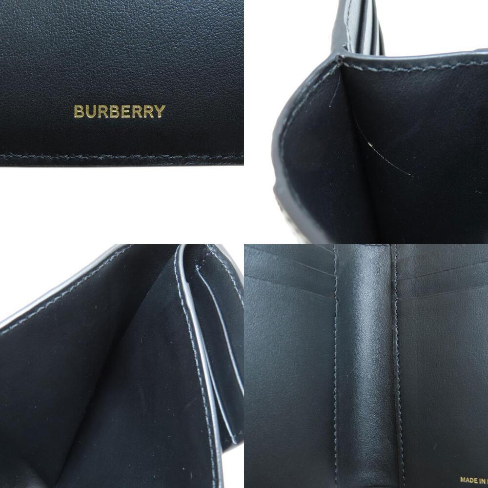 Burberry Logo Leather Wallet Bifold - Picture 7 of 8